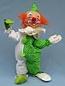 Annalee 18" Green Clown - Excellent - Signed - 296084grxs
