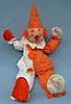 Annalee 30" Orange Clown - Excellent - Signed Annalee - 297084s