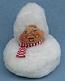 Annalee 7" Baby Powder Puff with Scarf - Mint - X172-63