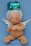 Annalee 12" Angel with Gift Box - Mint - C160-67xx Annalee 12" Angel with Gift Box - Mint - C160-67xx
