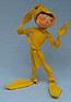 Annalee 10" Yellow Woodsprite - Near Mint - Signed - X-63ys