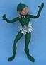 Annalee 10" Green Elf with Tinsel - Mint - E22-58gxx