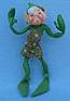 Annalee 7" Light Green Workshop Elf with Apron - Mint - 735063lgooh