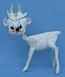 Annalee 10" White Reindeer - Mint - Y34-65wox