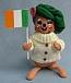 Annalee 6" St. Patrick's Boy Mouse 2013 with Irish Flag - Mint - 150613