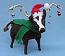 Annalee 7" Christmas Lights Longhorn Bull - Mint - 940212