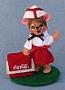 Annalee 3" Coke Coca-Cola Delivery Mouse with Cooler 2013 - Mint - 600013