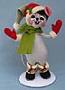 Annalee 6" Alpine Mouse with Snow Boots 2013 - Mint - 600613