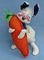 Annalee 7" Boy Bunny with Carrot - Excellent - B79-71xo