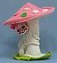 Annalee 7" White Bunny with 10" Mushroom - Mint - B84-70