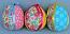 Annalee 4" Easter Egg Set of 3 Assortment 2014 - Mint - 202214