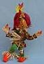 Annalee 9" Scarecrow with Red Burlap Hat 2014 - Mint - 351514