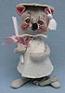 Annalee 7" Graduation Mouse in White - Near Mint - 209580bew