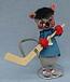 Annalee 7" Hockey Mouse - Excellent - R402-80a