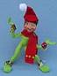 Annalee 9" Chartruese Jolly Lolli Elf 2015 - Mint - 500315