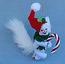 Annalee 3" Candycane Kitty Cat Ornament 2015 - Mint - 700415