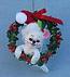 Annalee 3" Holly Berry Wreath Mouse Ornament 2015 - Mint - 700615