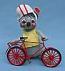 Annalee 7" Bicyclist Mouse - Mint - 201587