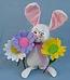 Annalee 12" Bloomin Bunny Holding Flowers 2016 - Mint - 201816