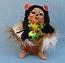 Annalee 6" Indian Girl Mouse with Bead Necklace - Mint - 308504def