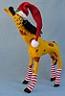 Annalee 12" Christmas Giraffe with Socks - Mint - 964910