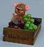 Annalee 3" Grape Crate Mouse 2017 - Mint - 251717