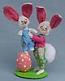 Annalee 5" & 3" Balancing Bunnies on Egg 2017 - Mint - 200617