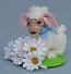 Annalee 5" Spring Lamb with Daisies 2017 - Mint - 200917