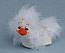 Annalee 3" White Swimming Duckling 2017 - Mint - 200317