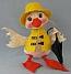 Annalee 12" Duck with Raincoat & Umbrella - Excellent - 156085b