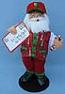 Annalee 9" Special Delivery Santa Holding Letter & Candy Canes 2017 - Mint - 400217