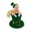 Annalee 4" Leprechaun Kitty Cat on Hat 2018 - Mint - 150118