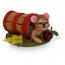 Annalee 3" Apple Picking Mouse 2018 - Mint - 360018