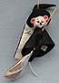 Annalee 3" Witch Mouse Ornament - Mint - 300403ox