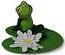 Annalee 3" Froggie on Lily Pad 2019 - Mint - 210119