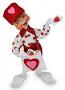 Annalee 9" Valentine Delivery Elf with Mailbag 2020 - Mint - 111120