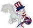 Annalee 4" Patriotic Kitty Cat with Ball of Yarn 2020 - Mint - 260120