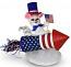 Annalee 5" Patriotic Blast Off Rocket Mouse 2020 - Mint - 260220	