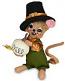Annalee 6" Pilgrim Boy Mouse 2020 - Mint - 361120