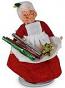 Annalee 6" Mrs. Workshop Santa with Gift Wrap 2020 - Mint - 410120