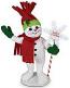 Annalee 6" Santa's Workshop Snowman 2020 - Mint - 560020