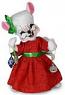 Annalee 6" Whimsy Girl Mouse with Ornaments 2020 - Mint - 611520