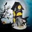 Annalee 10" Haunted House with 3" Witch Mouse 2020 - Mint - 860620