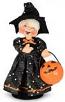 Annalee 7" Trick or Treat Witch Kid with Pumpkin 2021 - Mint - 311321
