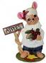 Annalee 6" Apple Orchard Girl Mouse 2021 - Mint - 361221