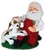 Annalee 9" Santa & His Best Friend Puppy Dog 2021 - Mint - 410221