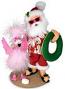 Annalee 9" Sunny Santa with Flamingo 2021 - Mint - 411021