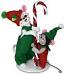 Annalee 5" & 3" Candy Cane Mice 2021 - Mint - 610121