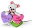 Annalee 3" Be Mine Mouse 2022 - Mint - 110122