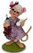Annalee 6" Wine & Cheese Party Mouse 2023 - Mint - 261523
